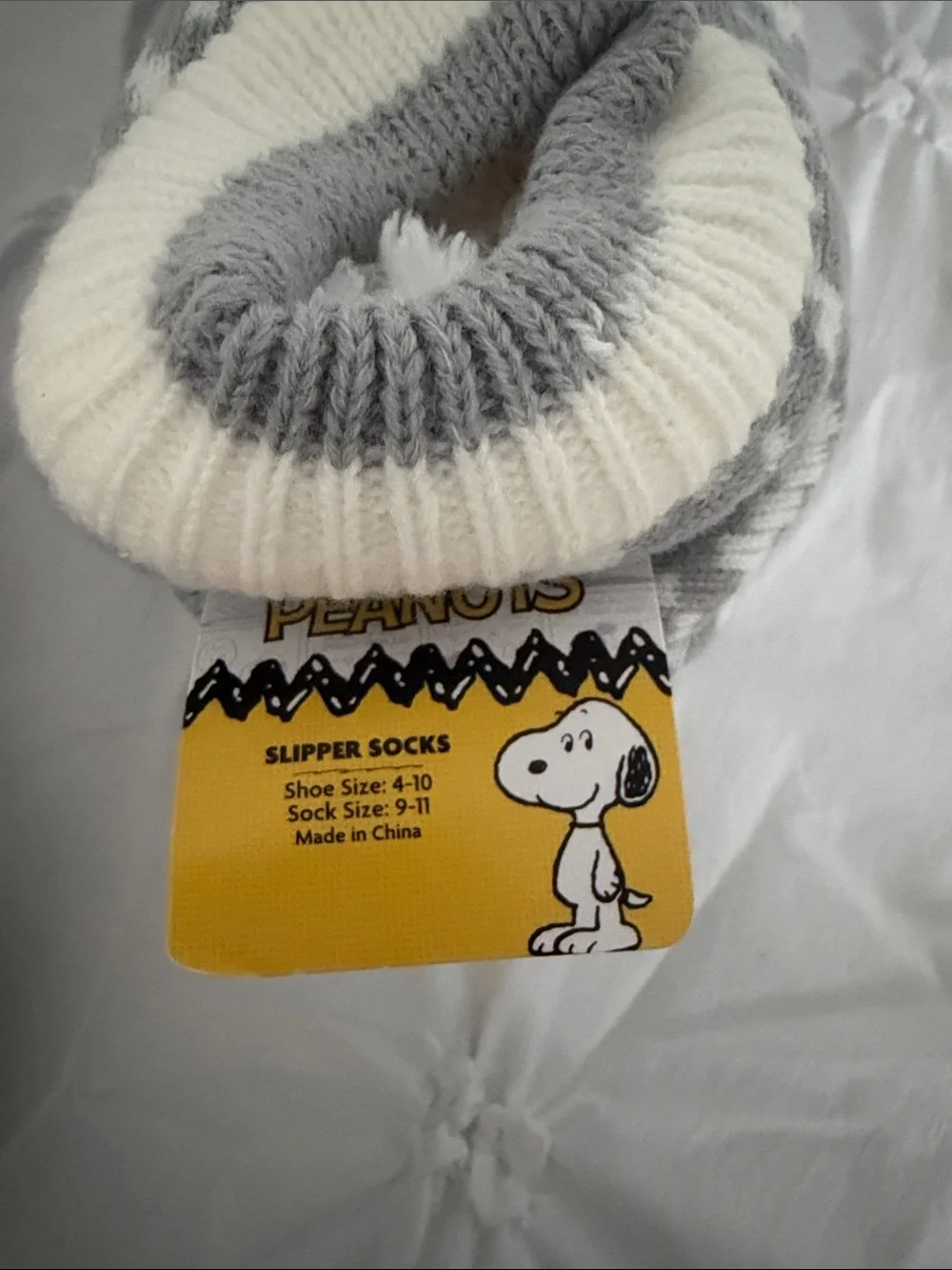 Peanuts Snoopy Sock Set and Slippers